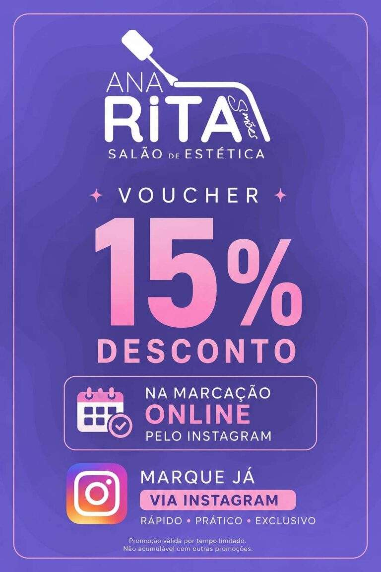 ✨ NOVIDADE NA ANA RITA SIMÕES – SALÃO DE ESTÉTICA ✨