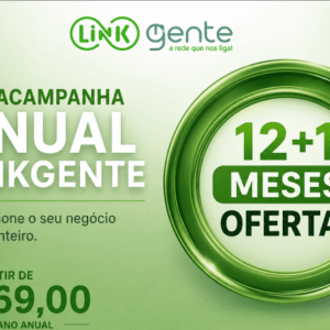 MegaCampanha LinkGente - Plano 12+1 Meses